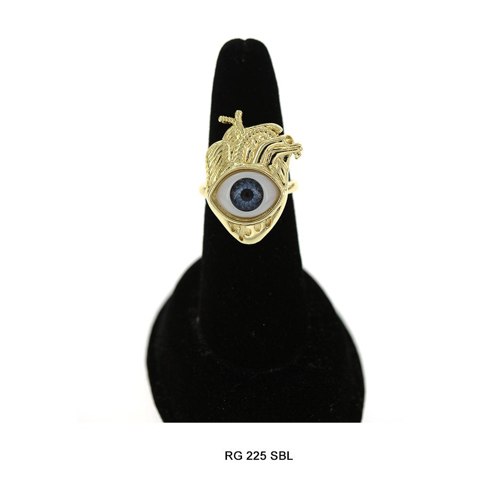 Evil Eye Openable Ring RG 225 SBL