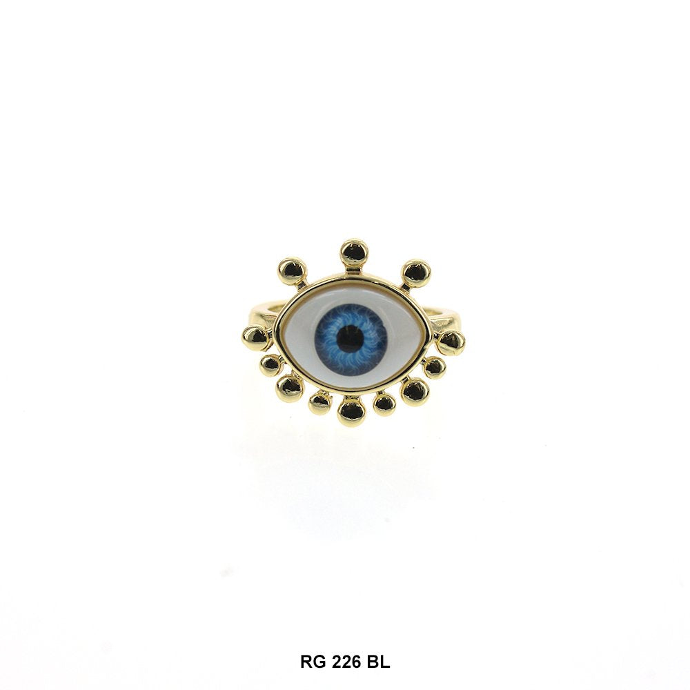 Evil Eye Openable Ring RG 226 BL