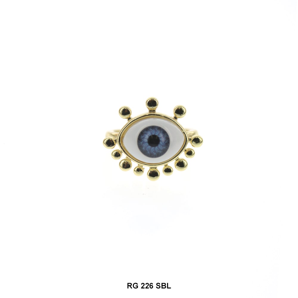 Evil Eye Openable Ring RG 226 SBL