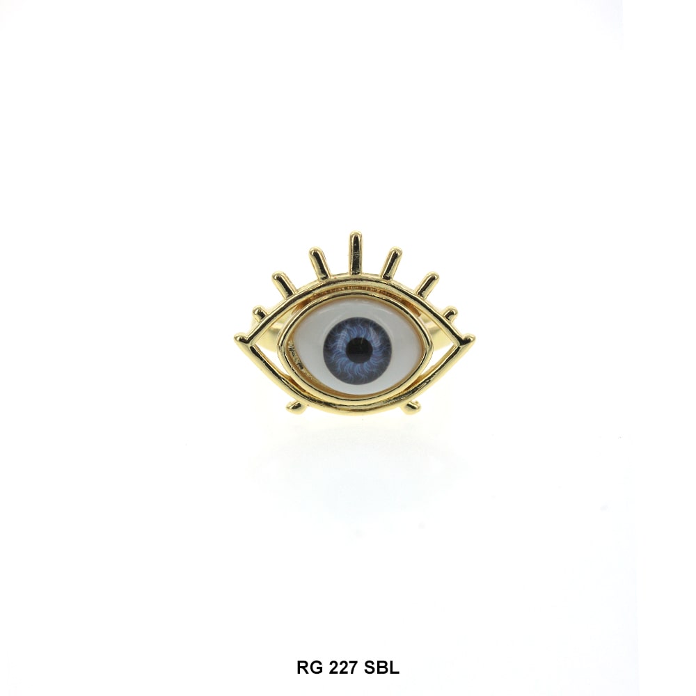 Evil Eye Openable Ring RG 227 SBL