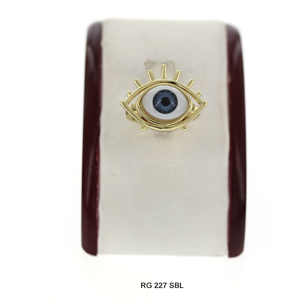 Evil Eye Openable Ring RG 227 SBL