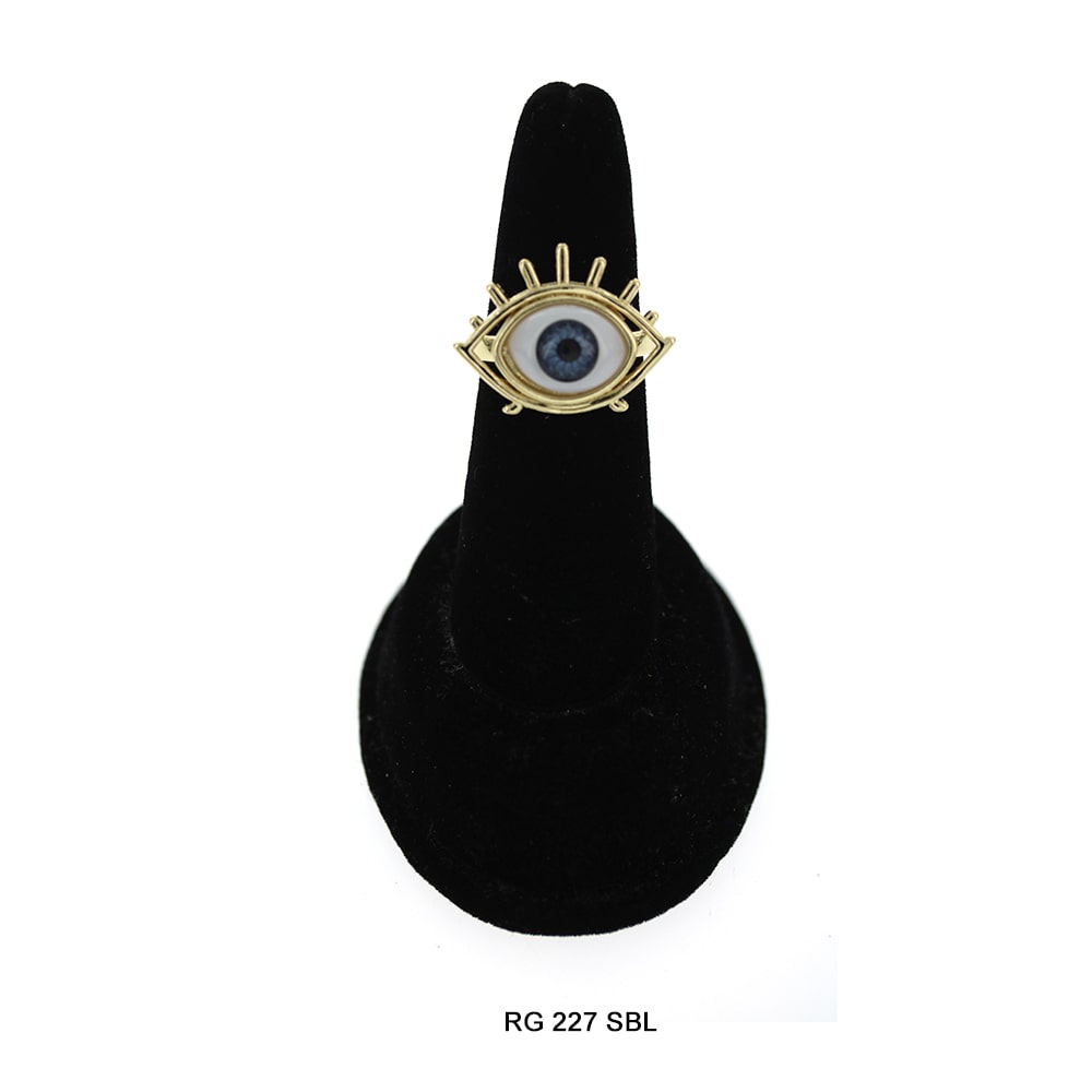 Evil Eye Openable Ring RG 227 SBL