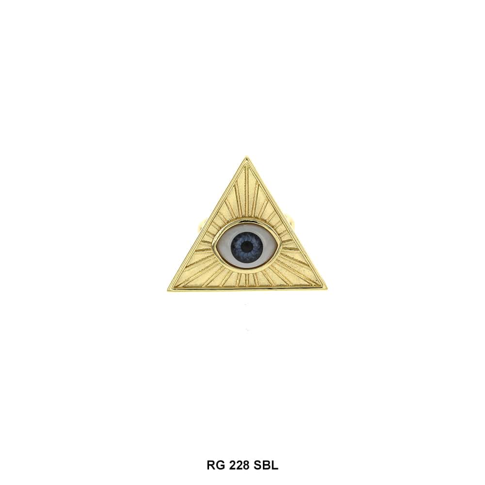 Evil Eye Openable Ring RG 228 SBL