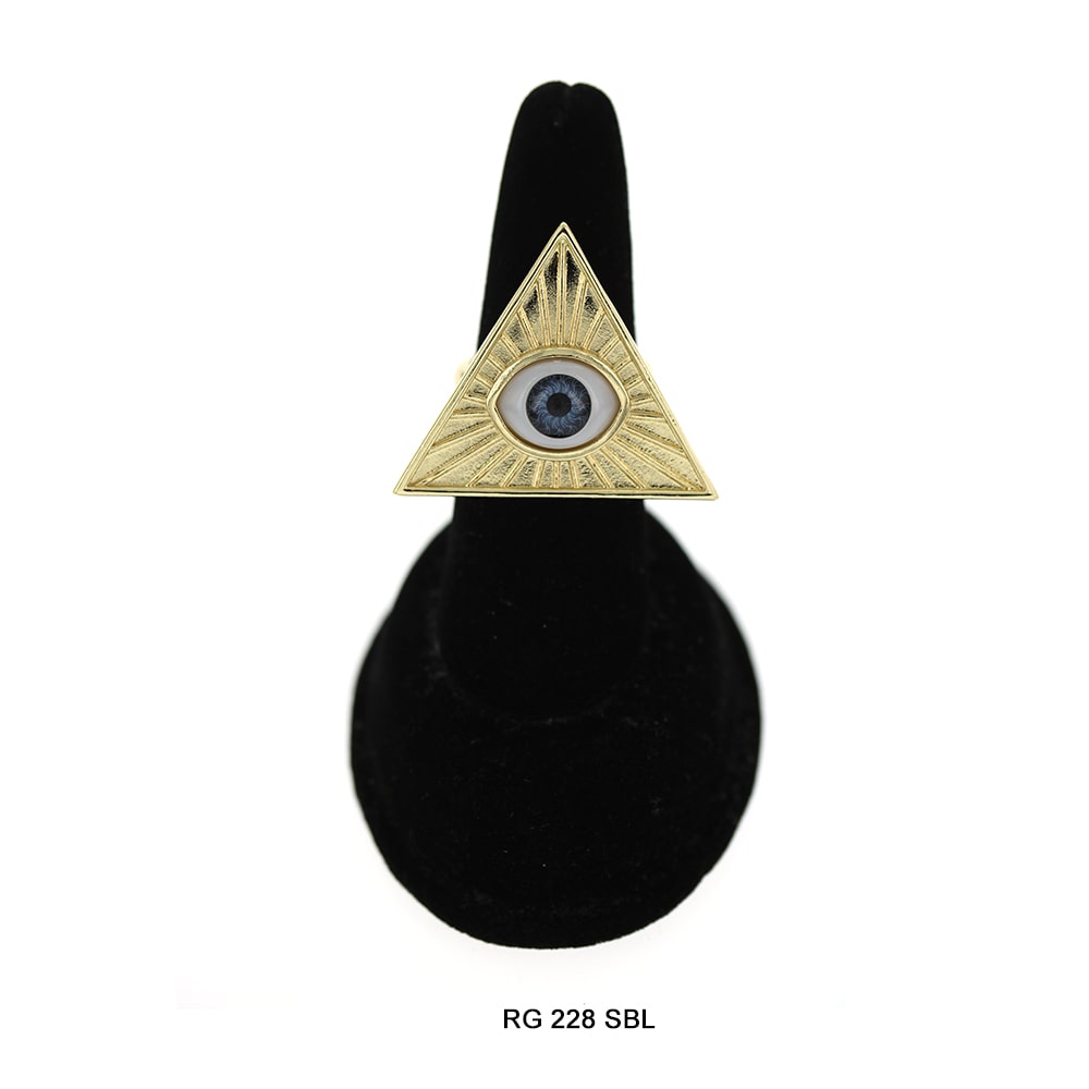 Evil Eye Openable Ring RG 228 SBL