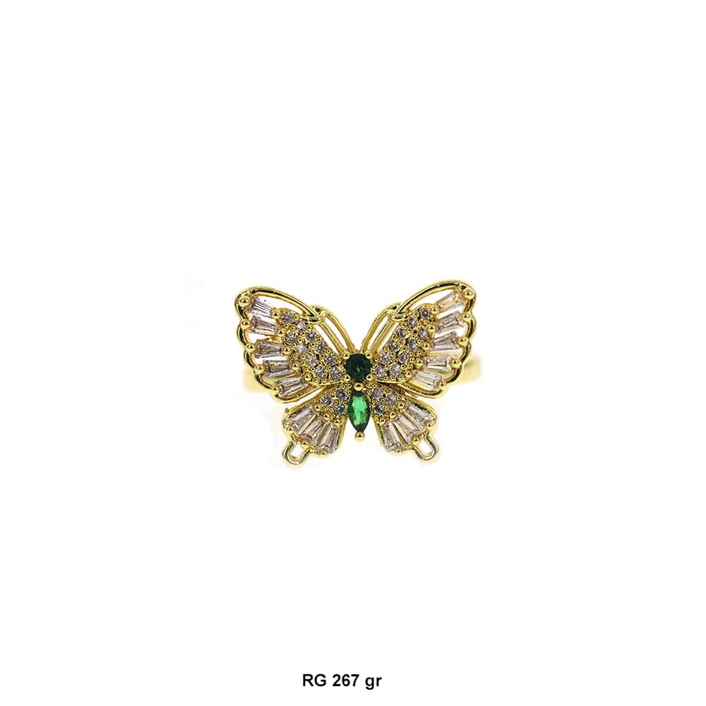 Butterfly Open Ring RG 267 GR