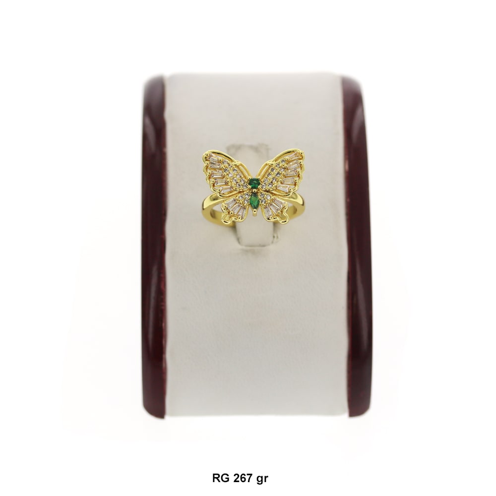 Butterfly Open Ring RG 267 GR