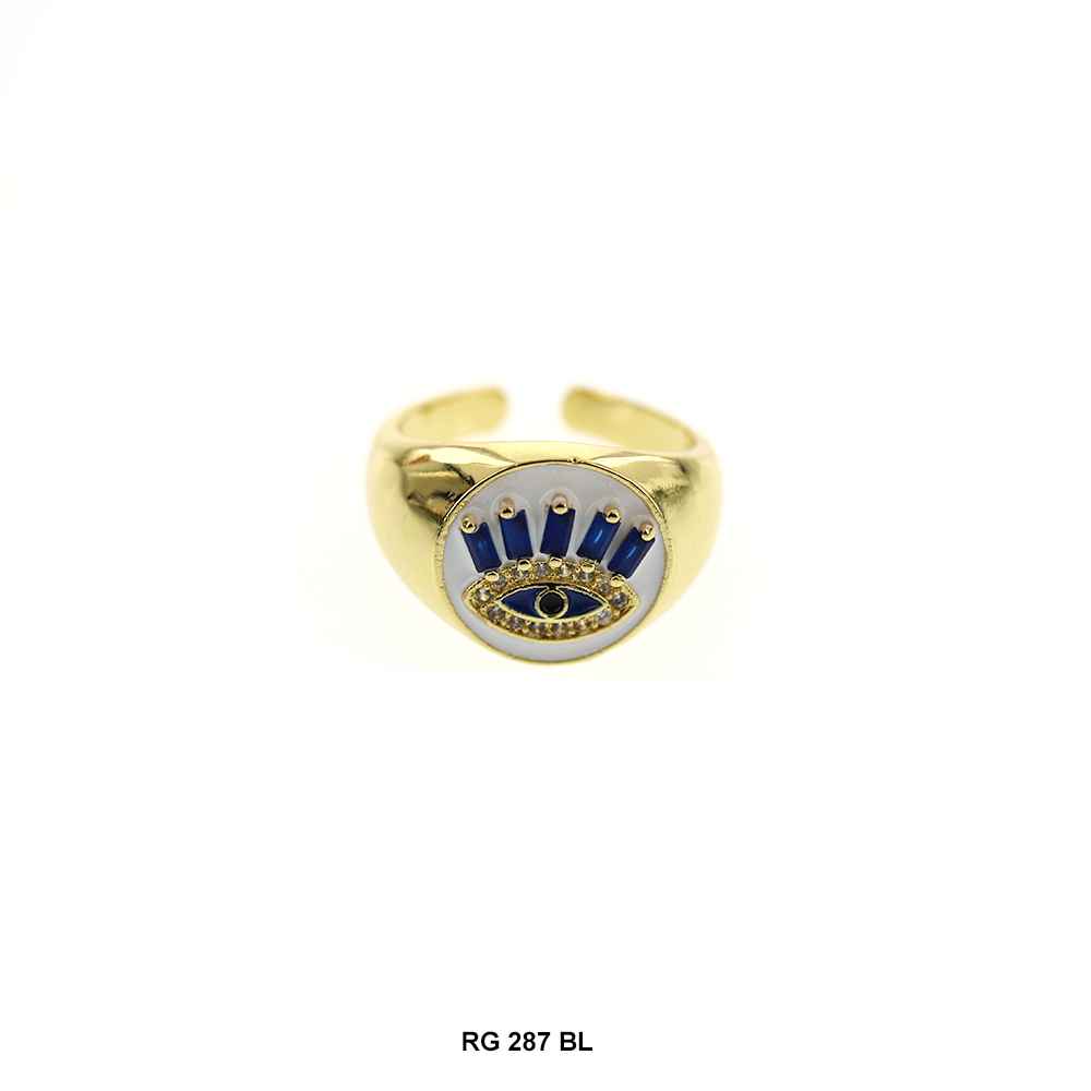 Evil Eye Ring RG 287 BL