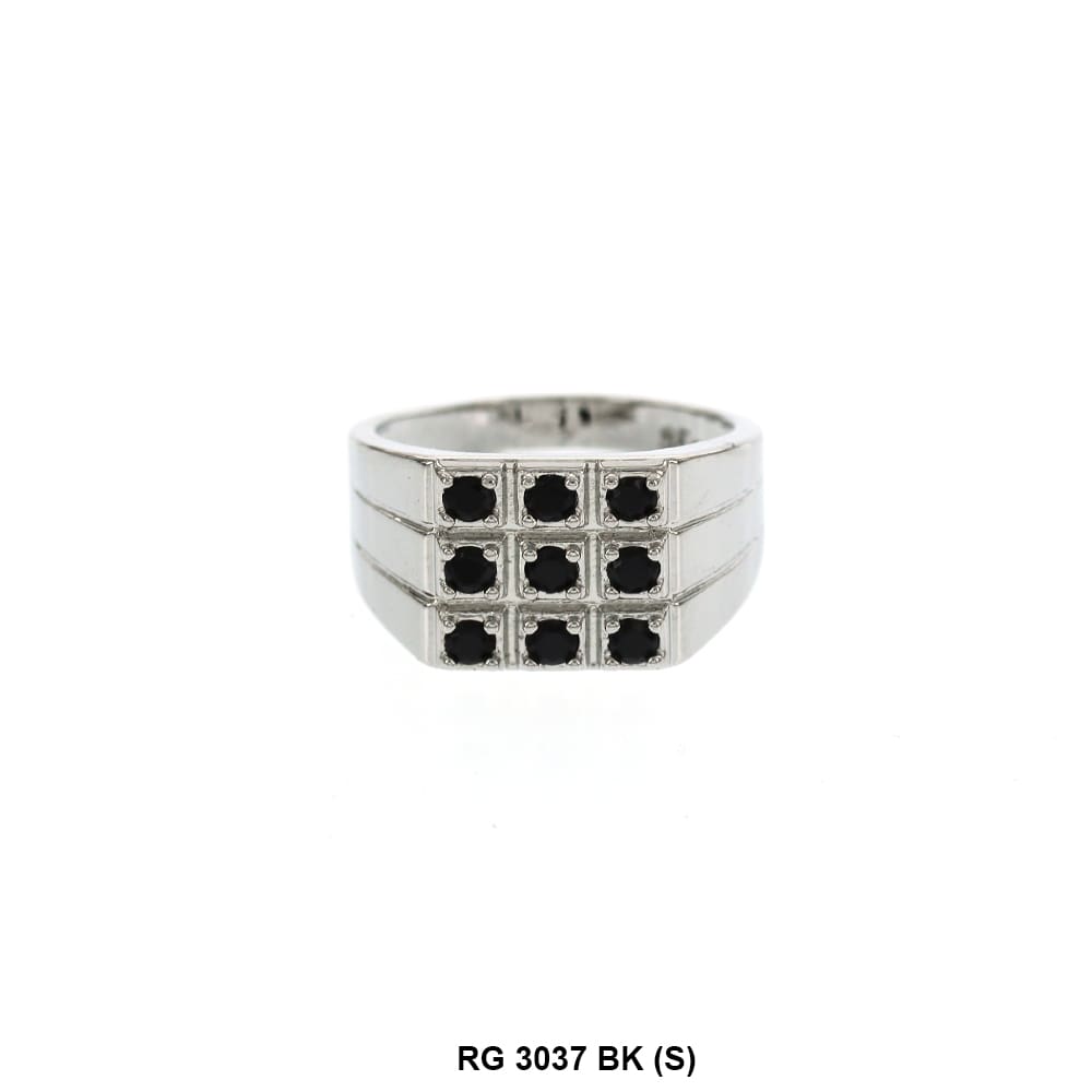 Men CZ Ring RG 3037 S BK