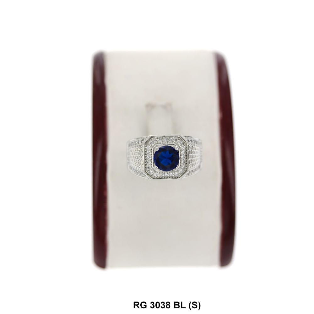 Men CZ Ring RG 3038 S BL