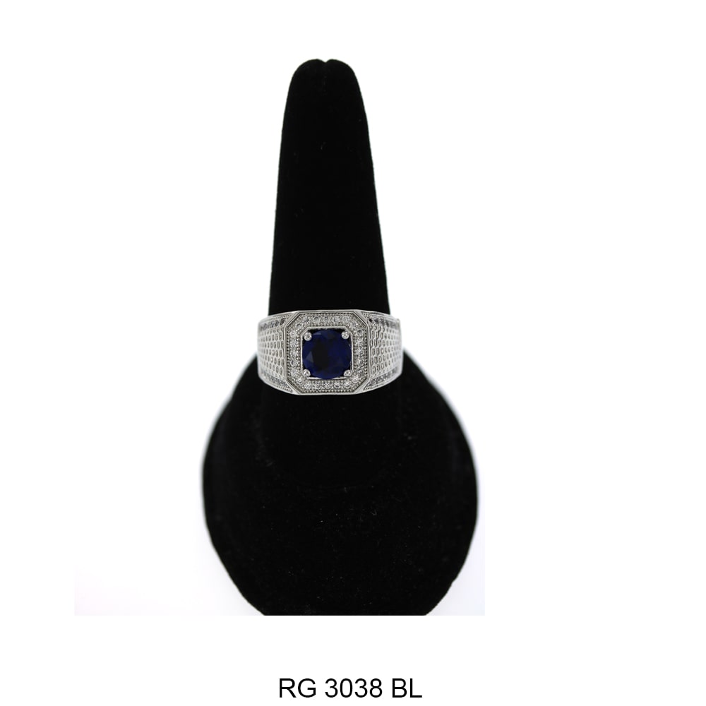 Men CZ Ring RG 3038 S BL