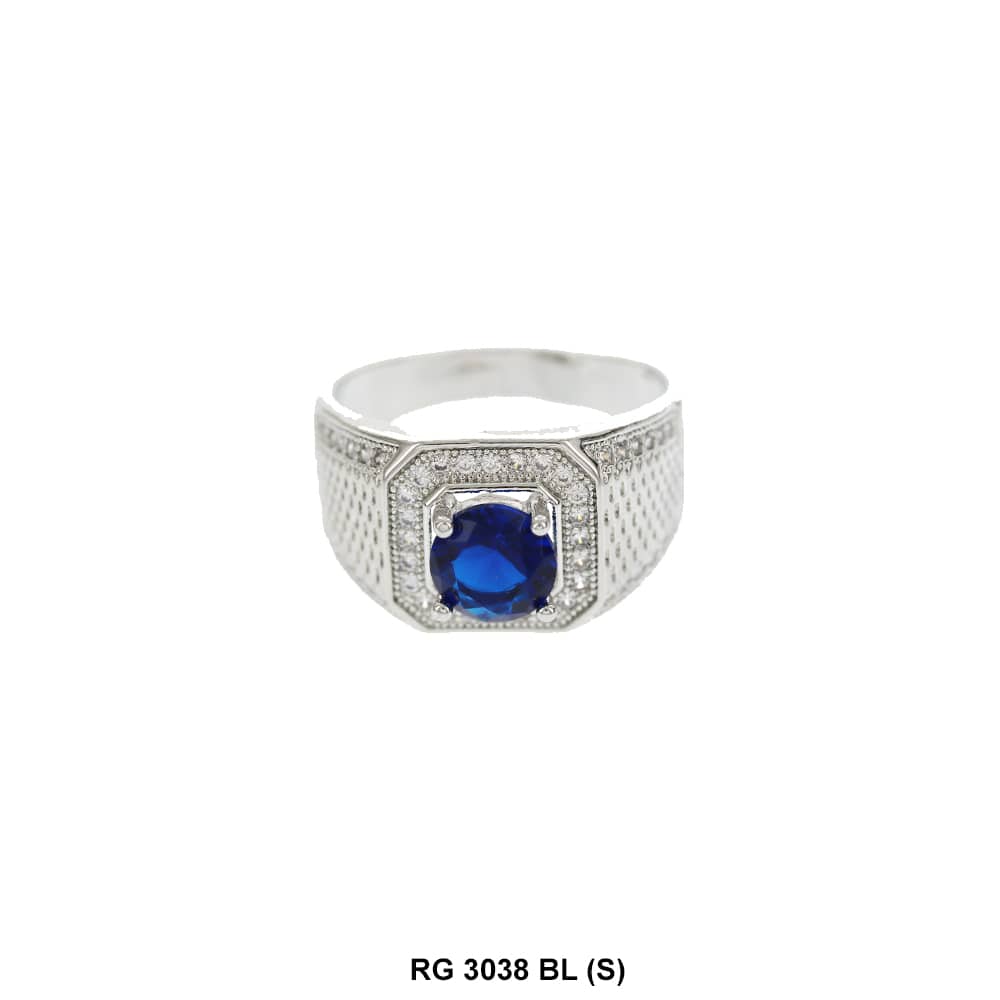 Men CZ Ring RG 3038 S BL