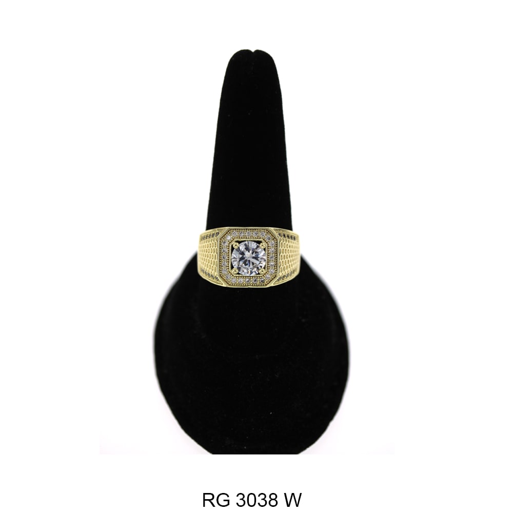 Men CZ Ring RG 3038 G W