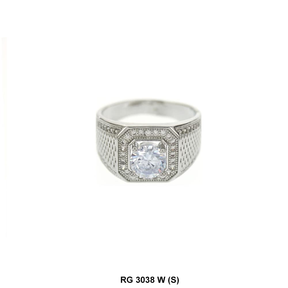 Men CZ Ring RG 3038 S W