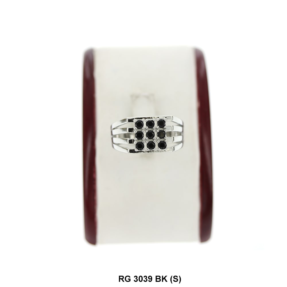 Men CZ Ring RG 3039 S BK