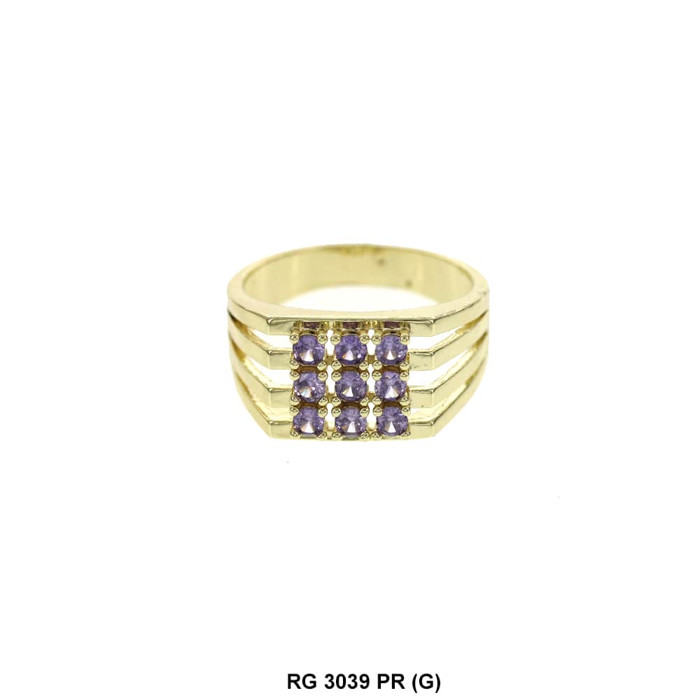 Men CZ Ring RG 3039 G PR