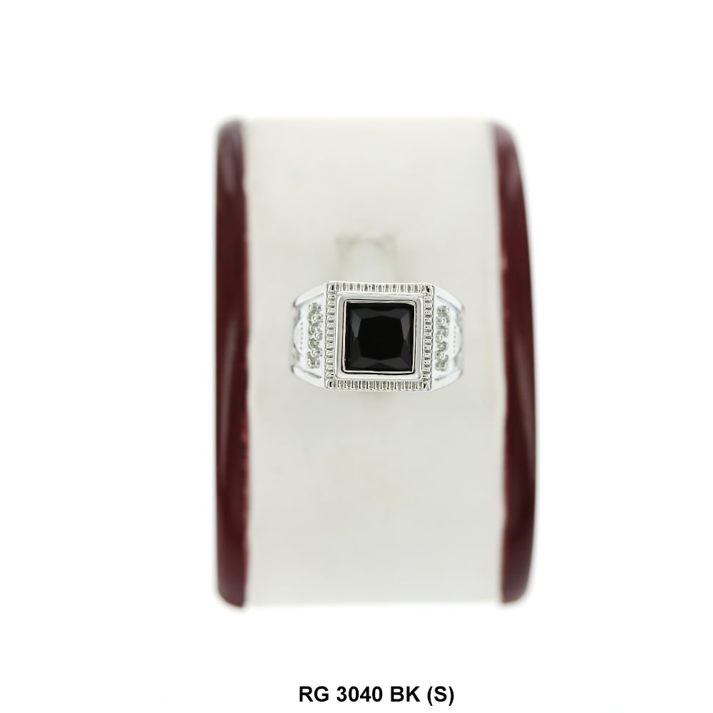 Men CZ Ring RG 3040 S BK