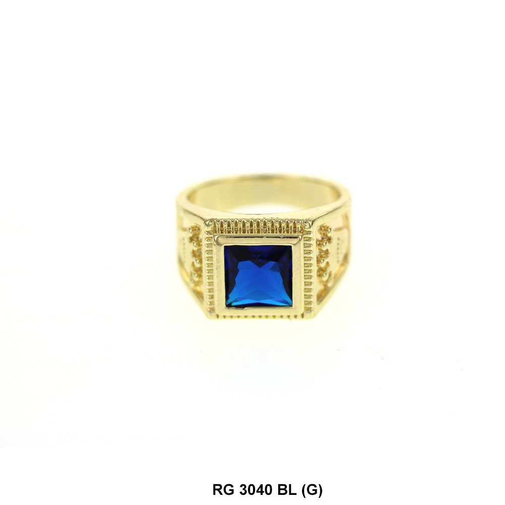 Men CZ Ring RG 3040 G BL