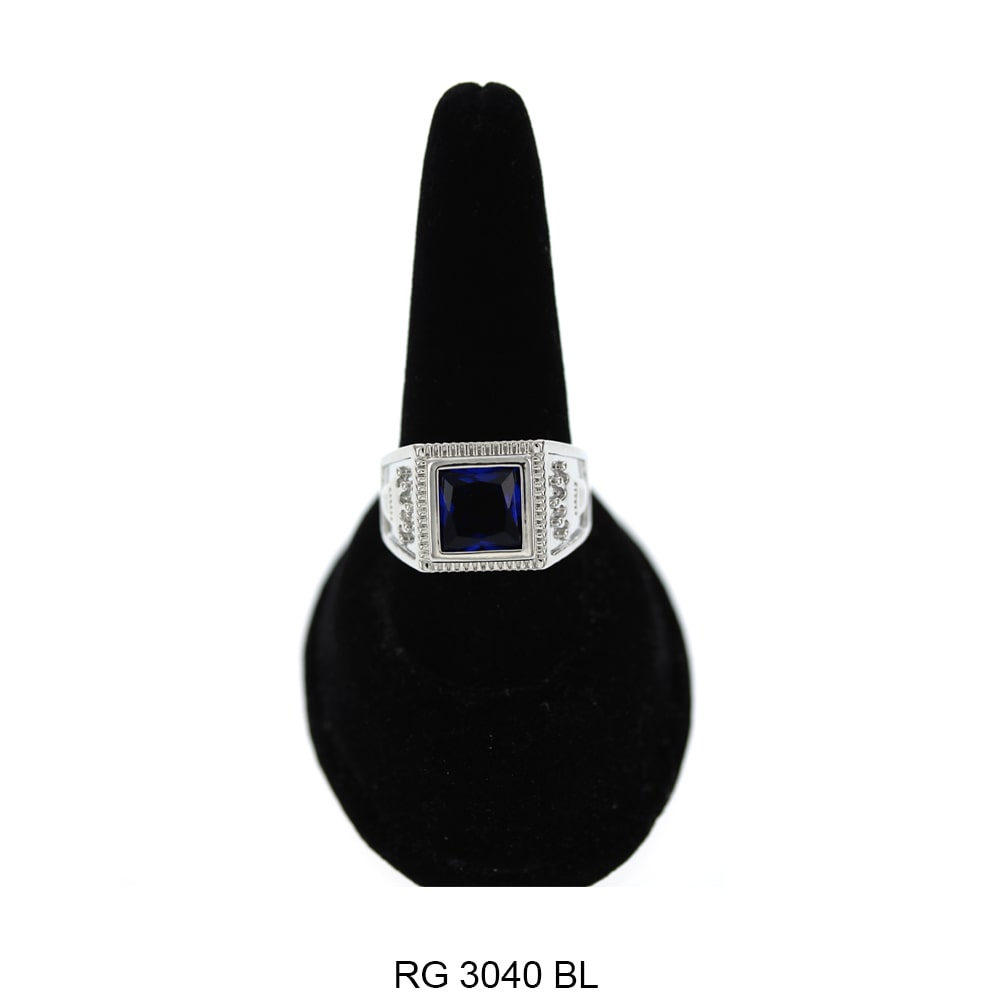 Men CZ Ring RG 3040 S BL