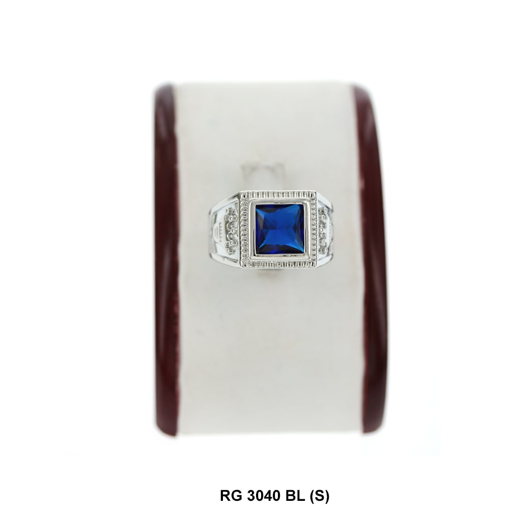 Men CZ Ring RG 3040 S BL