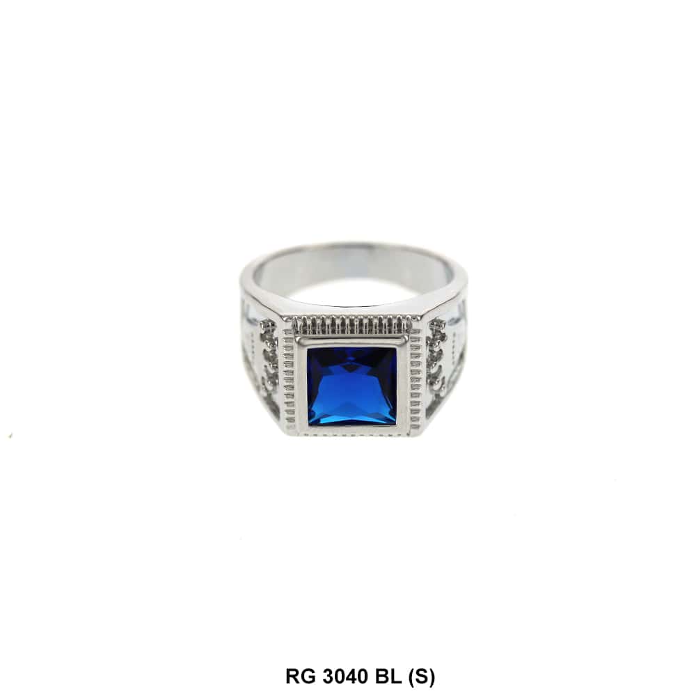 Men CZ Ring RG 3040 S BL