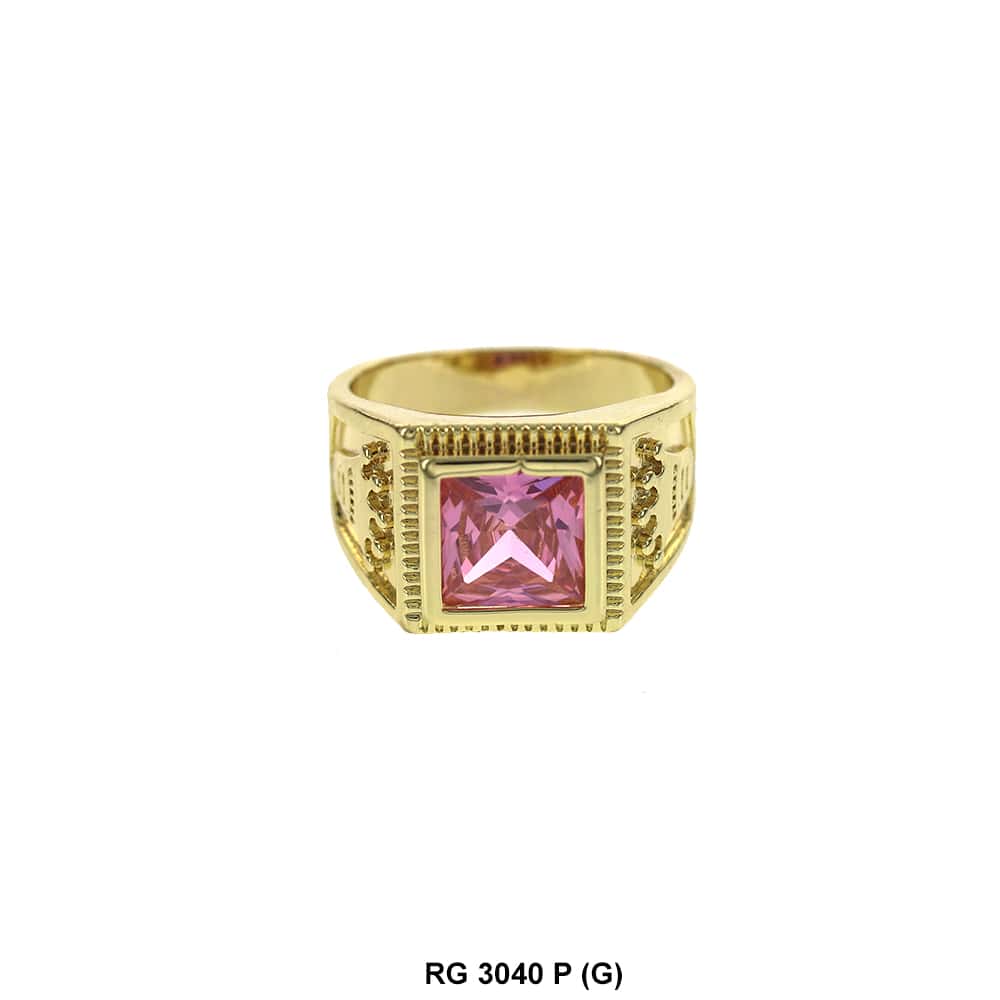 Men CZ Ring RG 3040 G P