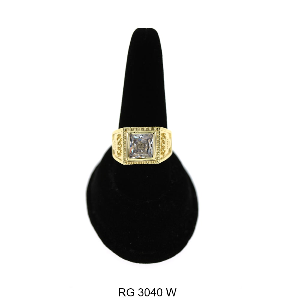 Men CZ Ring RG 3040 G W