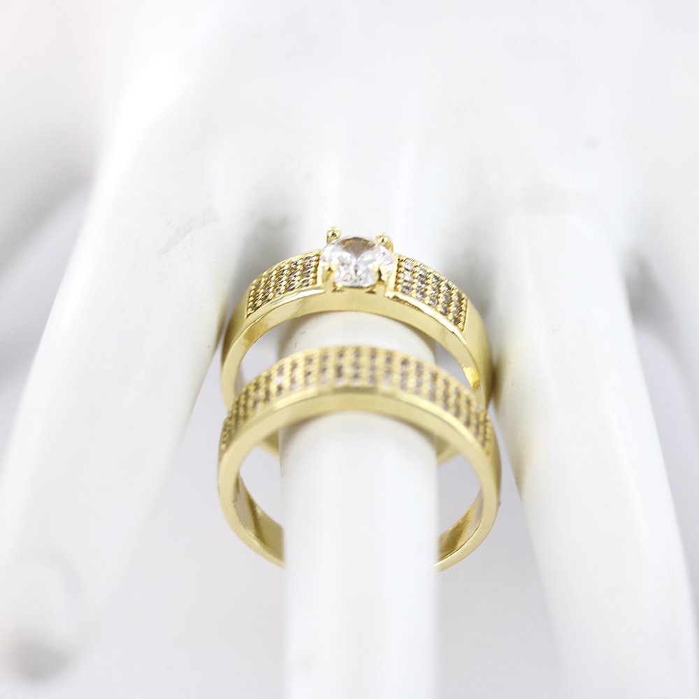 CZ Matrimonial Rings RG 135 G (10) – Kaashusa