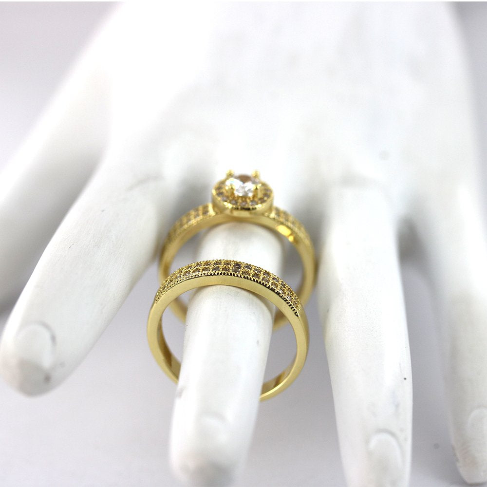 CZ Matrimonial Rings RG 151 G (9) – Kaashusa