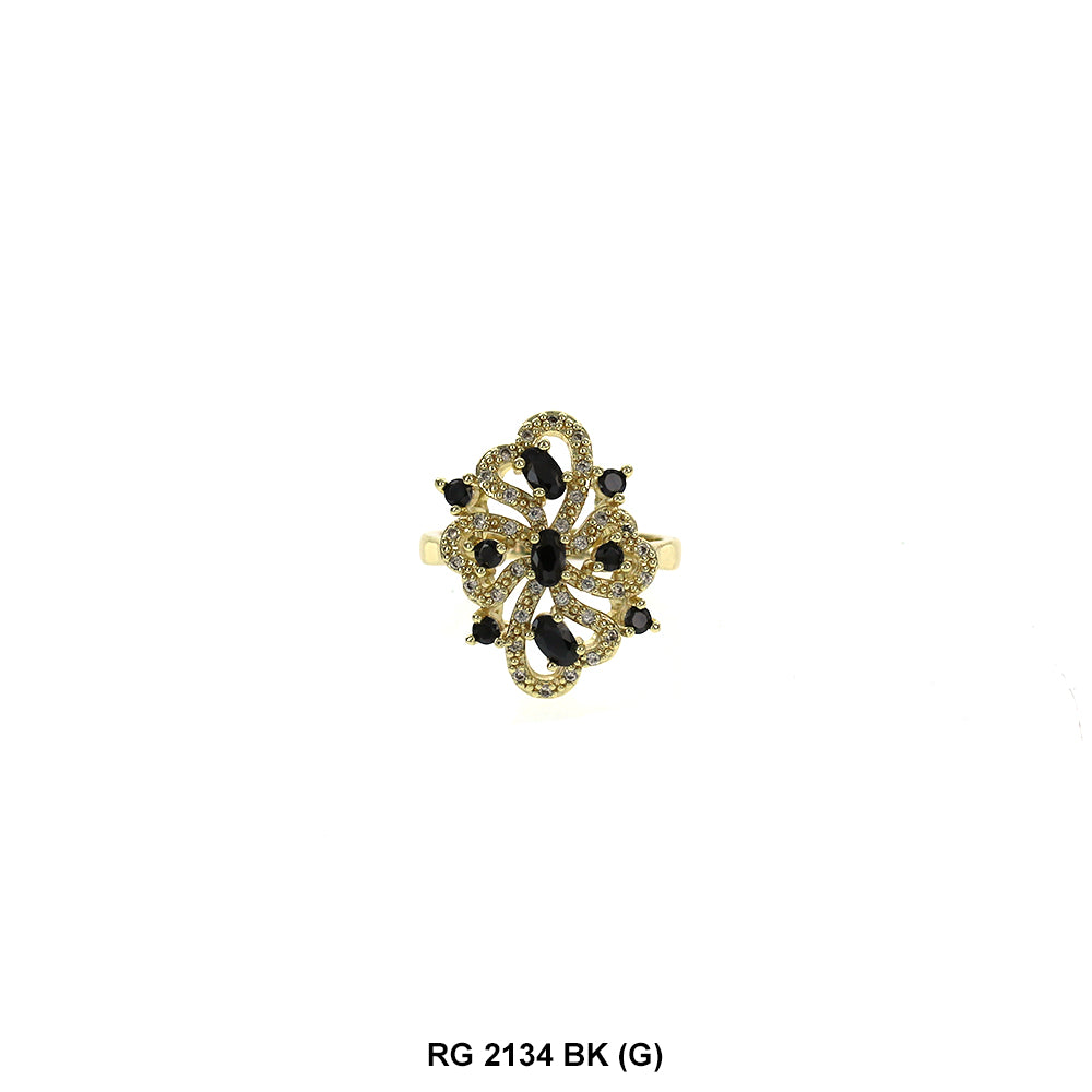 Anillo dama CZ RG 2134 BK (G)