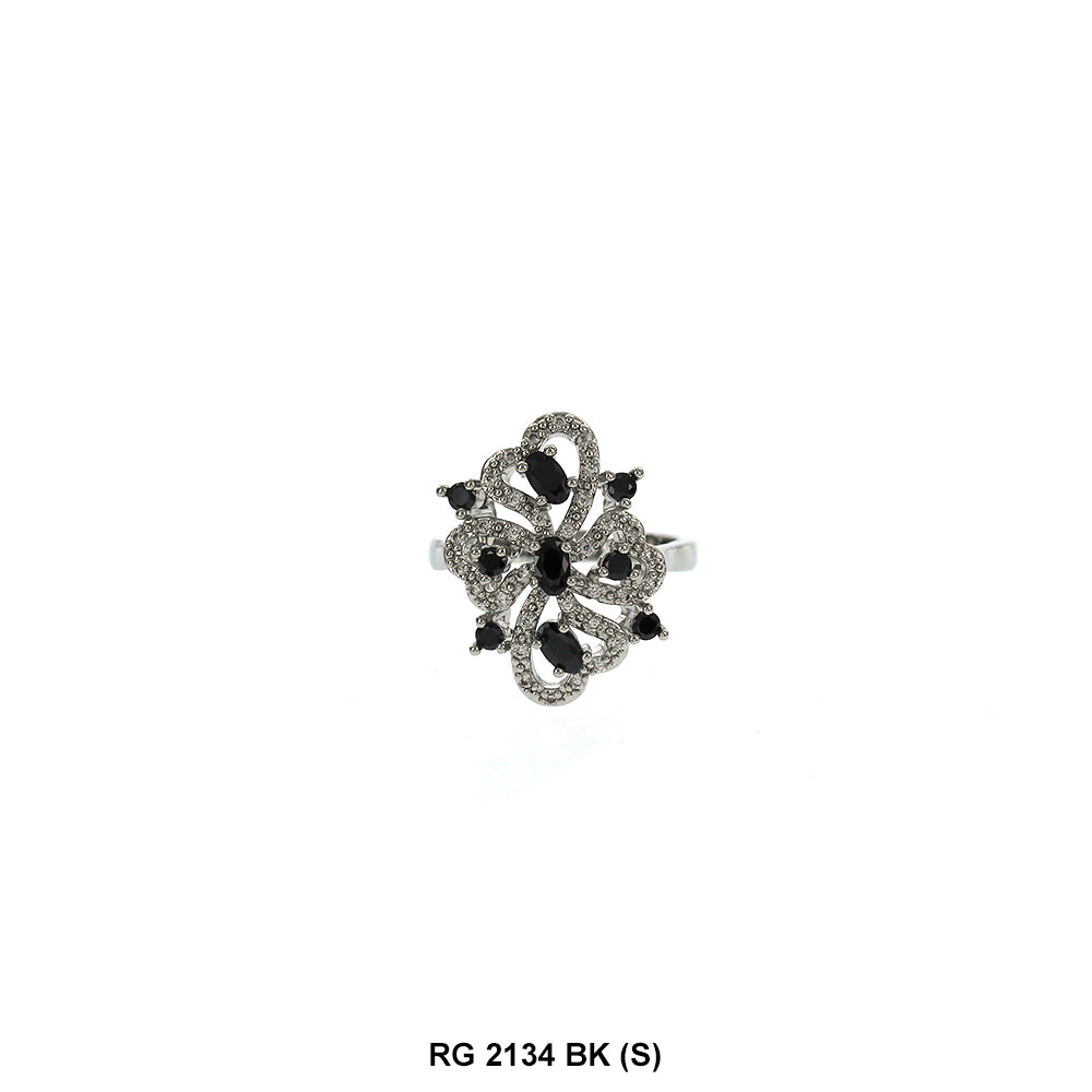 Anillo Dama CZ RG 2134 BK (S)