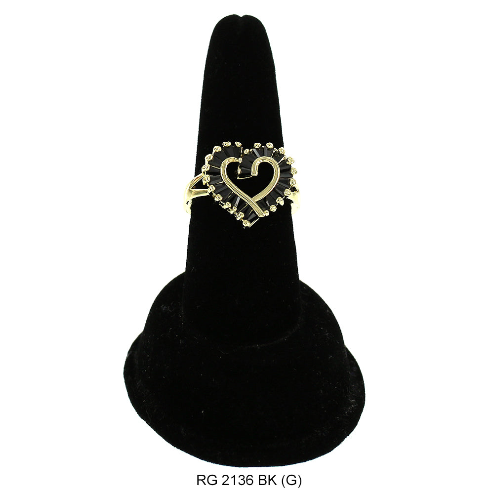 Anillo dama CZ RG 2136 BK (G)