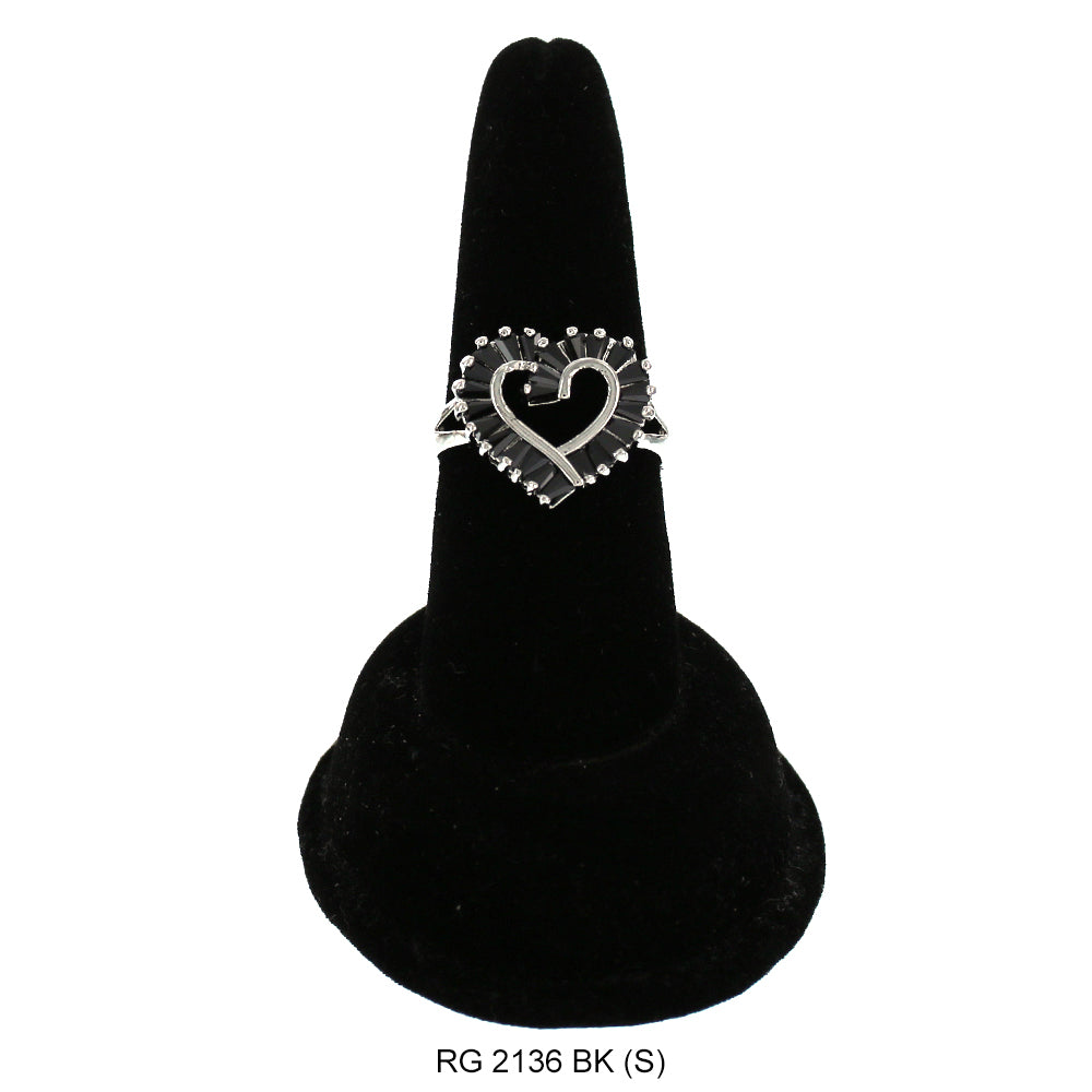 Anillo Dama CZ RG 2136 BK (S)