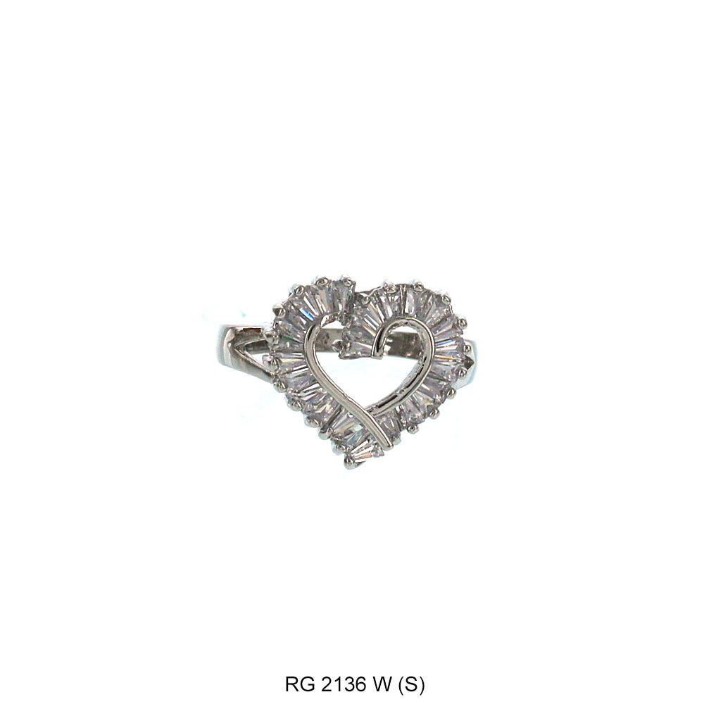 Lady CZ Ring RG 2136 W (S)