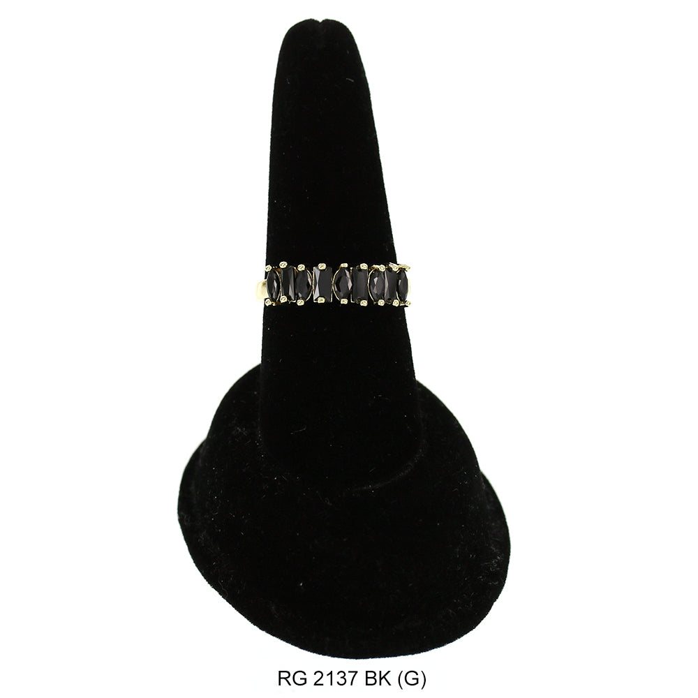 Anillo Dama CZ RG 2137 BK (G)