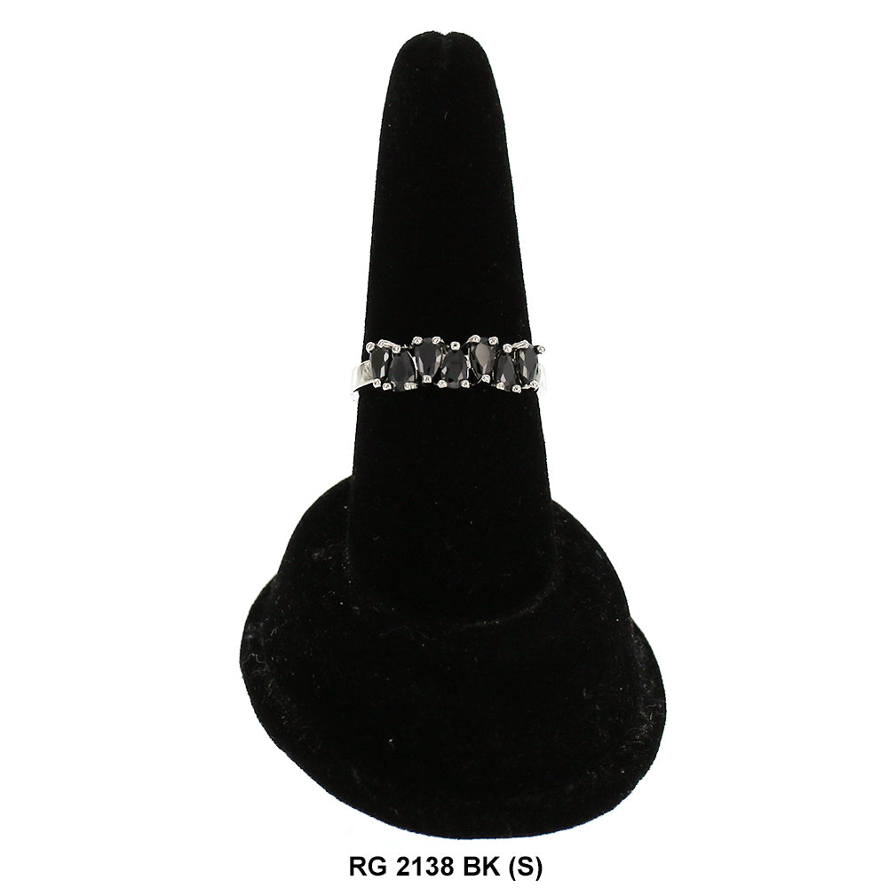 Lady CZ Ring RG 2138 BK (S)