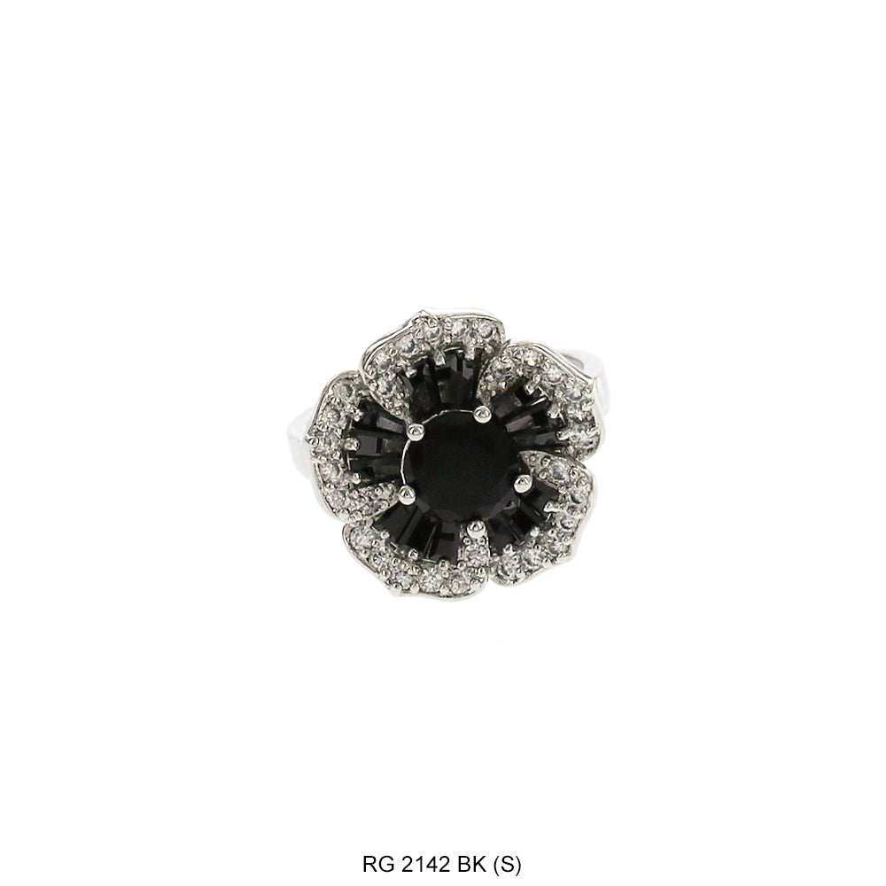 Anillo Lady CZ RG 2142 BK (S)