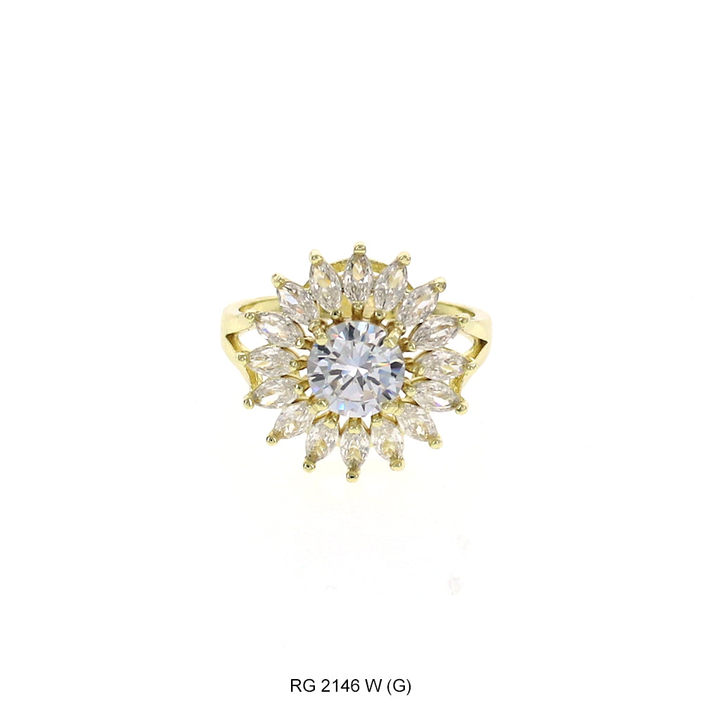 Lady CZ Ring RG 2146 W (G)