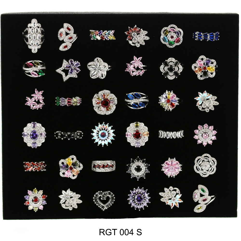 36 Pcs Lady Ring Tray RGT 004 S