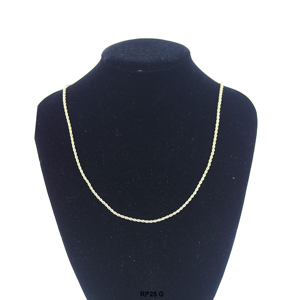 2.5 MM Rope Chain RP25G