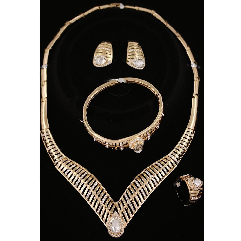 Tear Drop Necklace Set S 1117