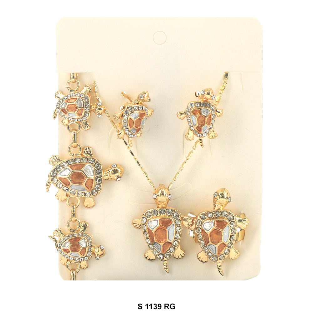 Turtle Necklace Set S 1139 RG