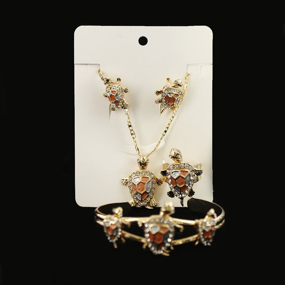 Turtle Necklace Set Rose Gold S 1145 RG