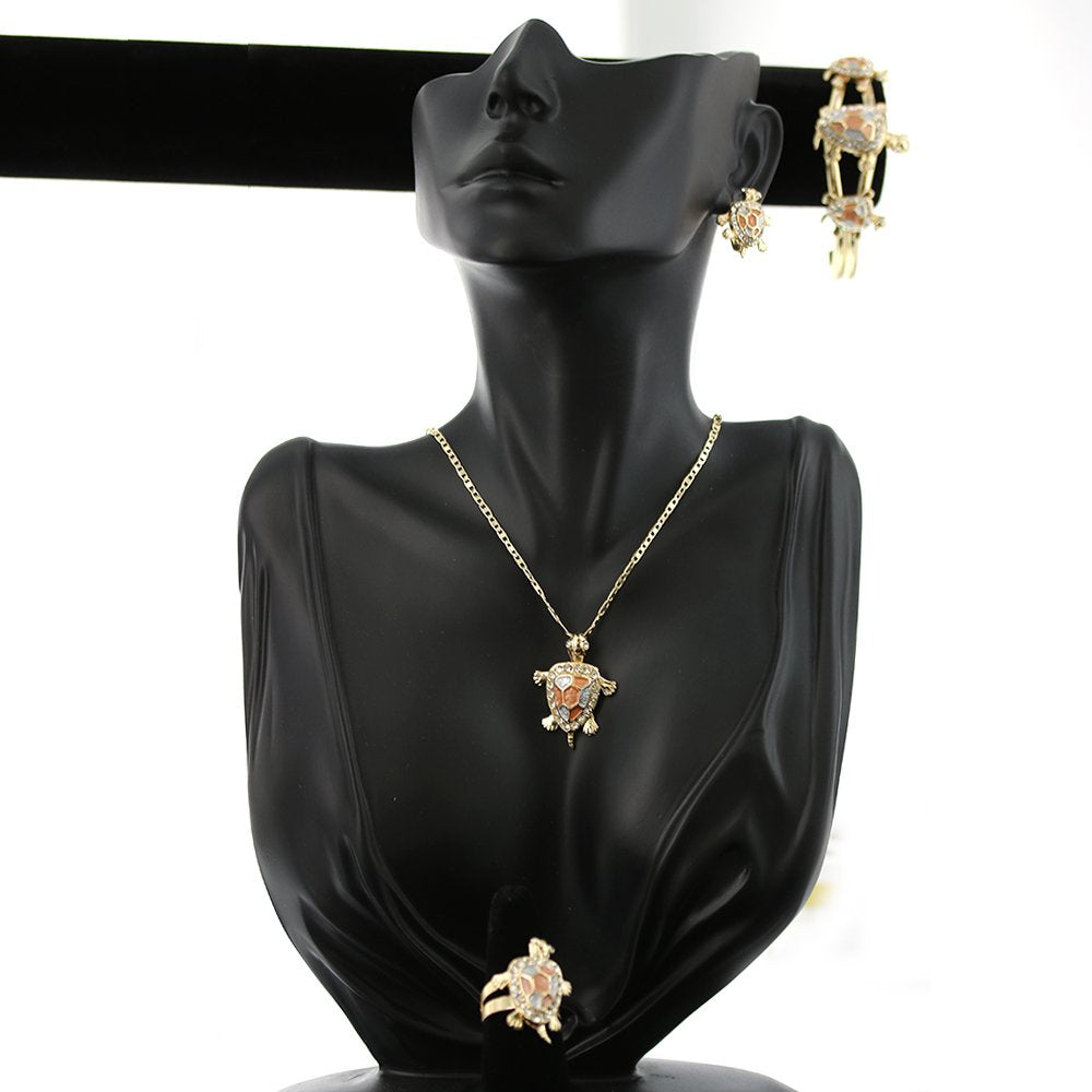 Turtle Necklace Set Rose Gold S 1145 RG