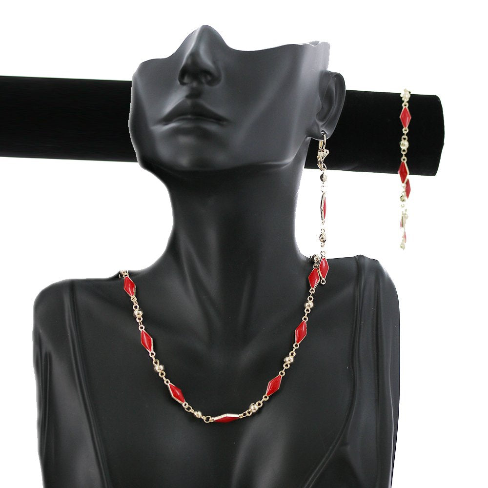 Diamond Beads Necklace Set S 1170