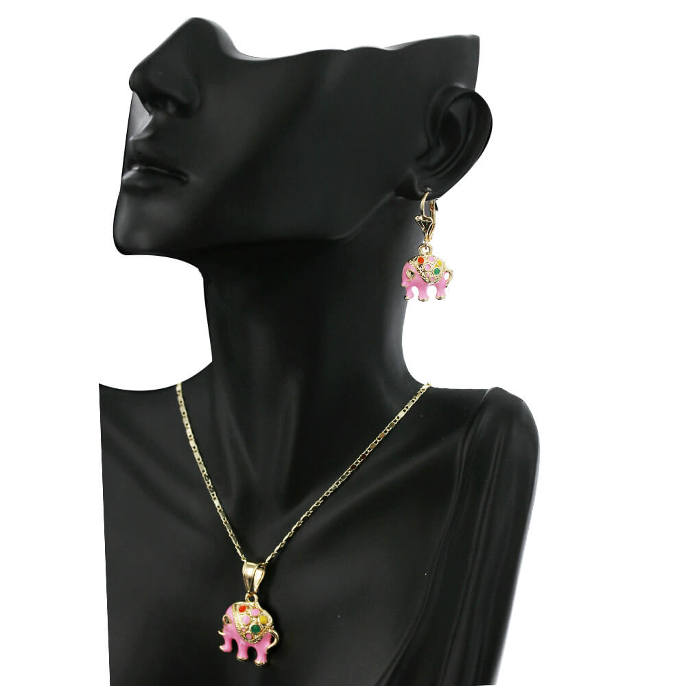 Elephant Necklace Set S 1181