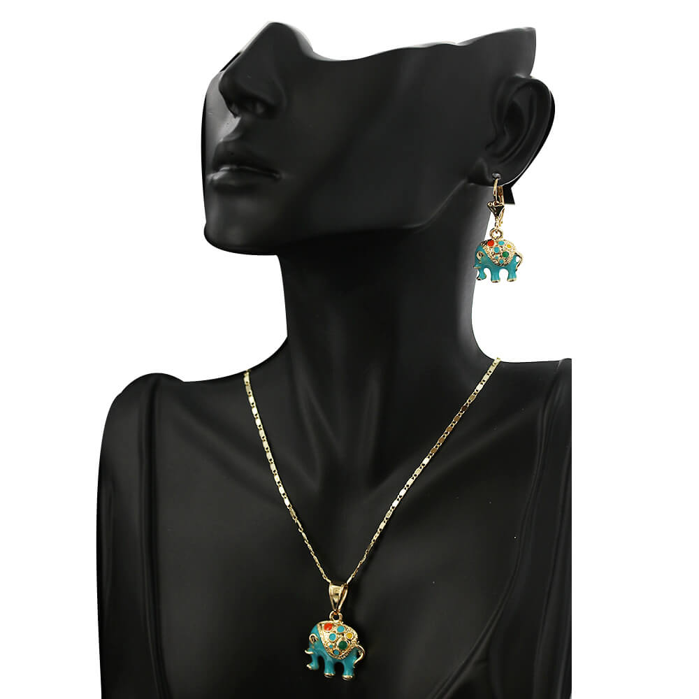 Elephant Necklace Set S 1183