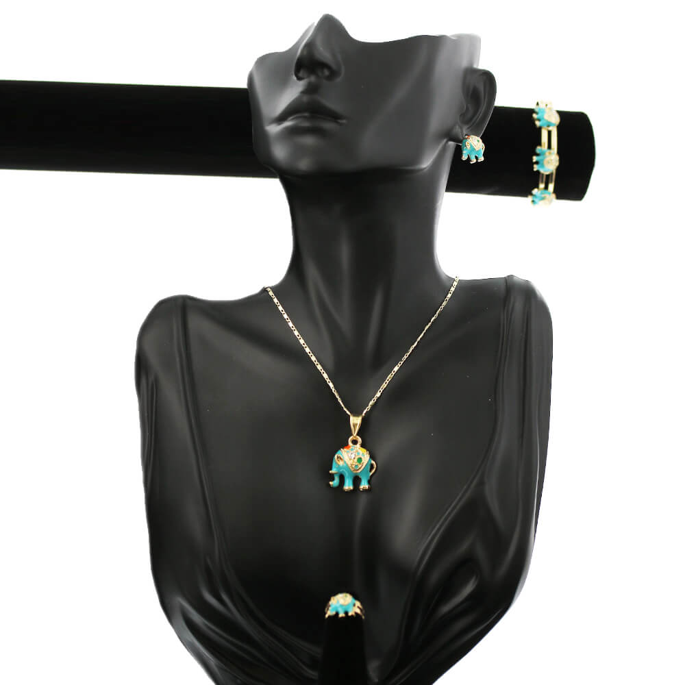 Elephant Kids Necklace Set S 1184 TR