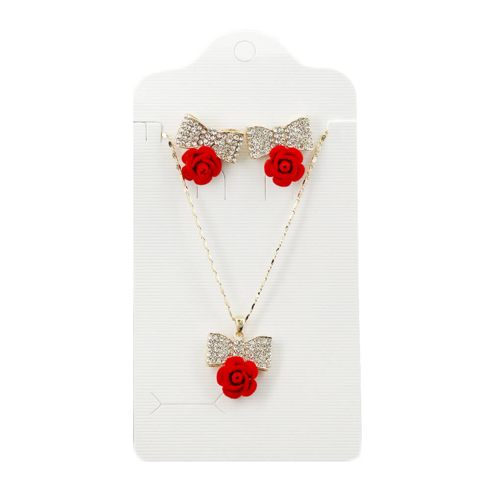 Juego de collar de rosas S 1186