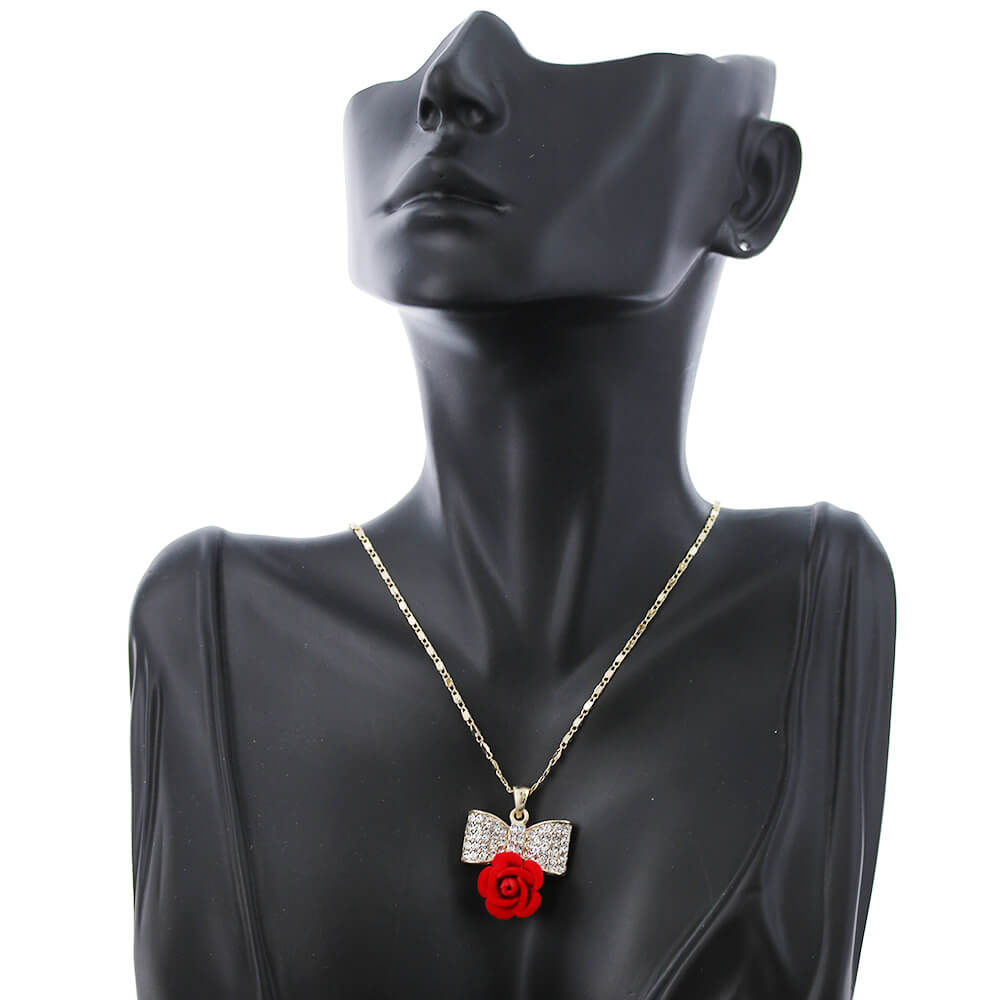 Juego de collar de rosas S 1186