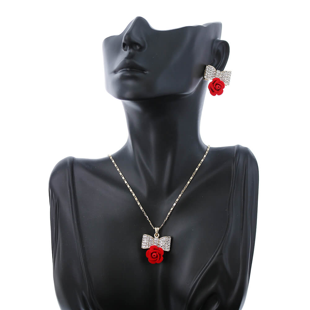 Rose Necklace Set S 1186